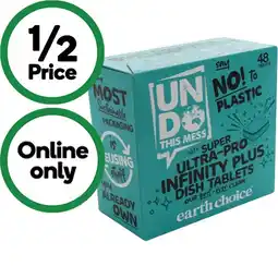 Woolworths Undo This Mess Dishwasher Tablets Pk 48 offer