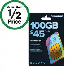 Woolworths Belong $45 Starter Pack offer