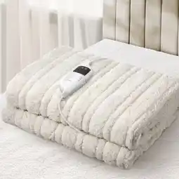 Woolworths Bedra Electric Throw Rug Heated Blanket Winter Warming offer