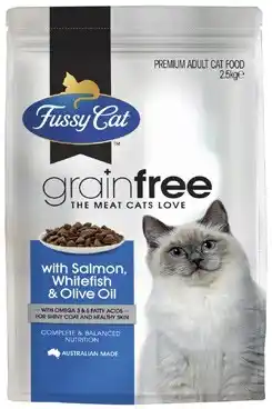 Coles Fussy Cat Grainfree Dry Cat Food 2.5kg offer