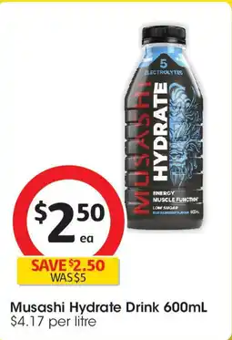 Musashi Hydrate Drink
