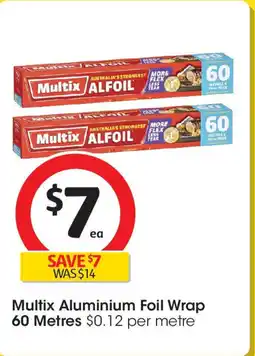 Coles Multix Aluminium Foil Wrap offer