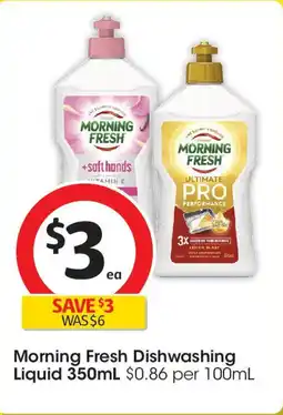 Coles Morning Fresh Dishwashing Liquid offer