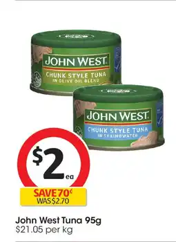 Coles John West Tuna offer