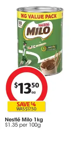 Coles Nestlé Milo offer