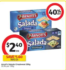 Coles Arnott's Salada Crispbread offer
