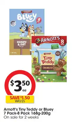Coles Arnott's Tiny Teddy or Bluey offer