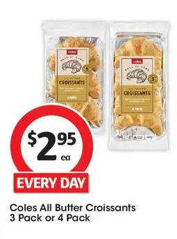 Coles Coles All Butter Croissants offer
