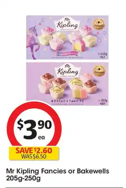 Coles Mr Kipling Fancies or Bakewells offer