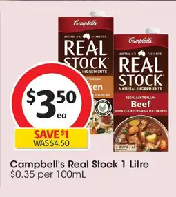 Coles Campbell's Real Stock offer