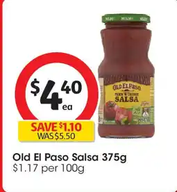 Coles Old El Paso Salsa offer