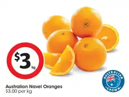 Coles Australian Navel Oranges offer
