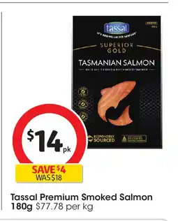 Coles Tassal Premium Smoked Salmon offer