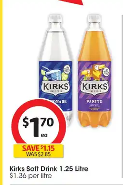 Coles Kirks Soft Drink offer