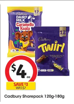 Coles Cadbury Sharepack offer