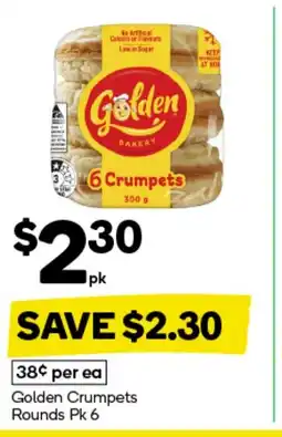 Woolworths Golden Crumpets Rounds offer