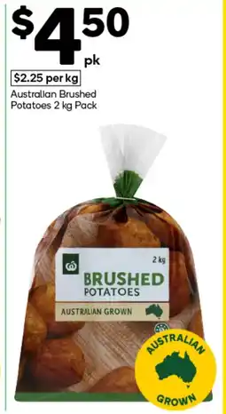 Woolworths Australian Brushed Potatoes offer