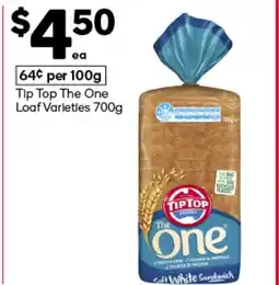 Woolworths Tip Top The One Loaf Varieties offer