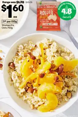 Woolworths Woolworths Oats offer