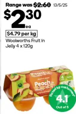 Woolworths Woolworths Fruit in Jelly offer