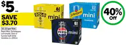 Woolworths Pepsi Max, Schweppes Lemonade, Solo or Sunkist Soft Drink Varieties offer