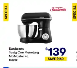 Woolworths Sunbeam Tasty One Planetary MixMaster 4L offer