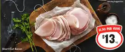 IGA Short Cut Bacon offer
