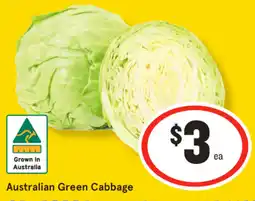 IGA Australian Green Cabbage offer