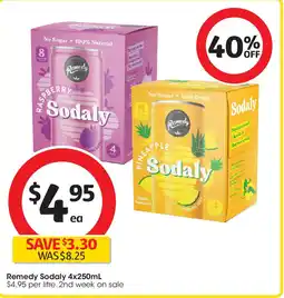 Coles Remedy Sodaly offer