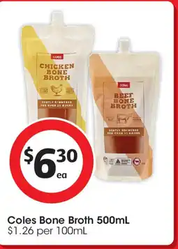 Coles Coles Bone Broth offer