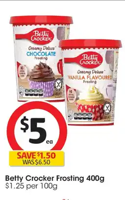 Coles Betty Crocker Frosting offer
