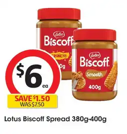 Coles Lotus Biscoff Spread offer