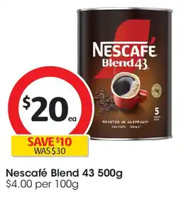 Coles Nescafé Blend 43 offer
