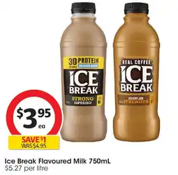 Coles Ice Break Flavoured Milk offer