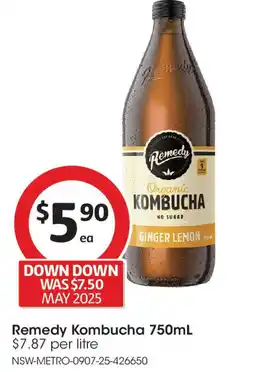 Coles Remedy Kombucha offer