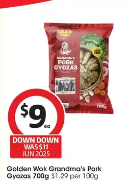 Coles Golden Wok Grandma's Pork Gyozas offer