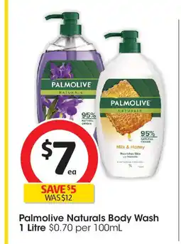 Coles Palmolive Naturals Body Wash offer