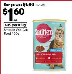 Woolworths Smitten Wet Cat Food 400g offer