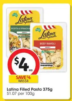 Coles Latina Filled Pasta 375g offer
