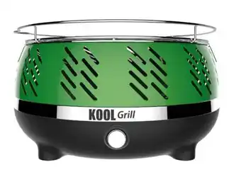 Harris Scarfe Kool grill portable 3-in-1 bbq, smoker & roaster - green offer