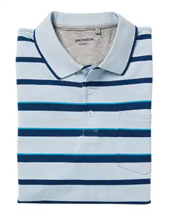 Bronson casual cobram pique descending stripe polo