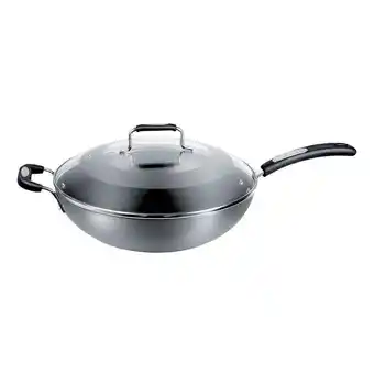 Harris Scarfe Tefal specialty hard anodised 32cm wok offer