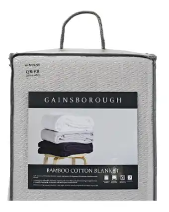 Harris Scarfe Gainsborough bamboo cotton blanket qb/kb offer