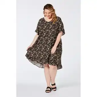 Harris Scarfe Khoko plus frill drop hem dress offer