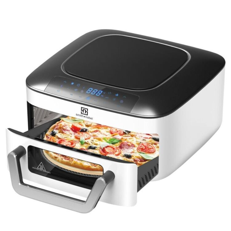 Smith + nobel 8l slim pizza oven air fryer offer at Harris Scarfe