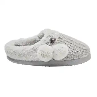 Harris Scarfe Sash & rose cable knit pom pom scuff offer