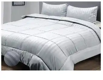 Harris Scarfe Ramesses 3pc cooling damask comforter set qb offer