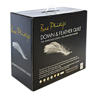 Harris Scarfe Bas phillips 70% duck down & 30% feather quilt qb offer