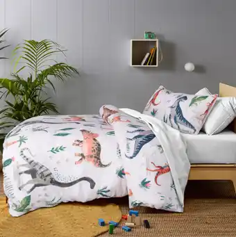 Harris Scarfe Happy kids dino land quilt cover sets db offer
