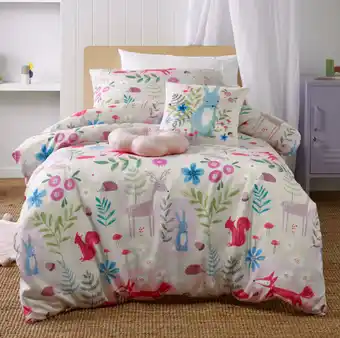 Happy kids woodland park quilt cover sets sb